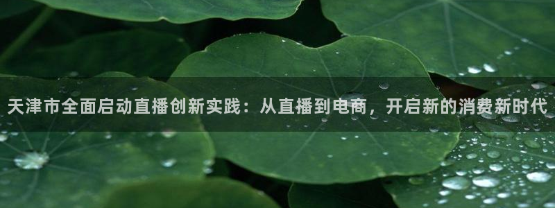 jrkan视频直播nba：天津市全面启动直播创新实践：从直播到电商，开启新的消费新时代