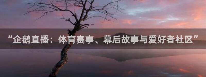 jrkan纬来直播nba：“企鹅直播：体育赛事、幕后故事与爱好者社区”